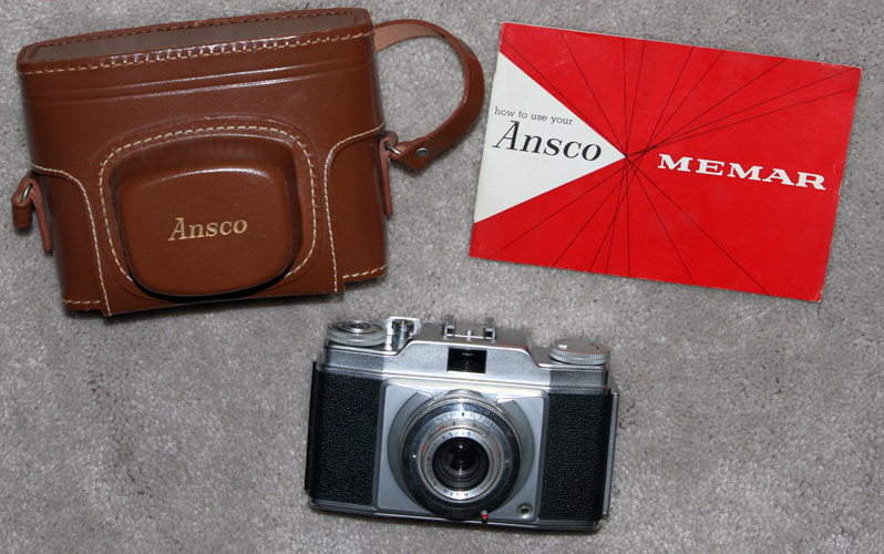 ansco memar pronto vintage film camera 1953