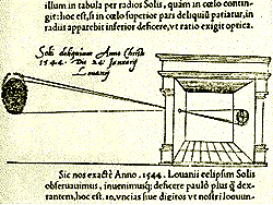 camera obscura drawing by gemma frisus' de radio 1490
