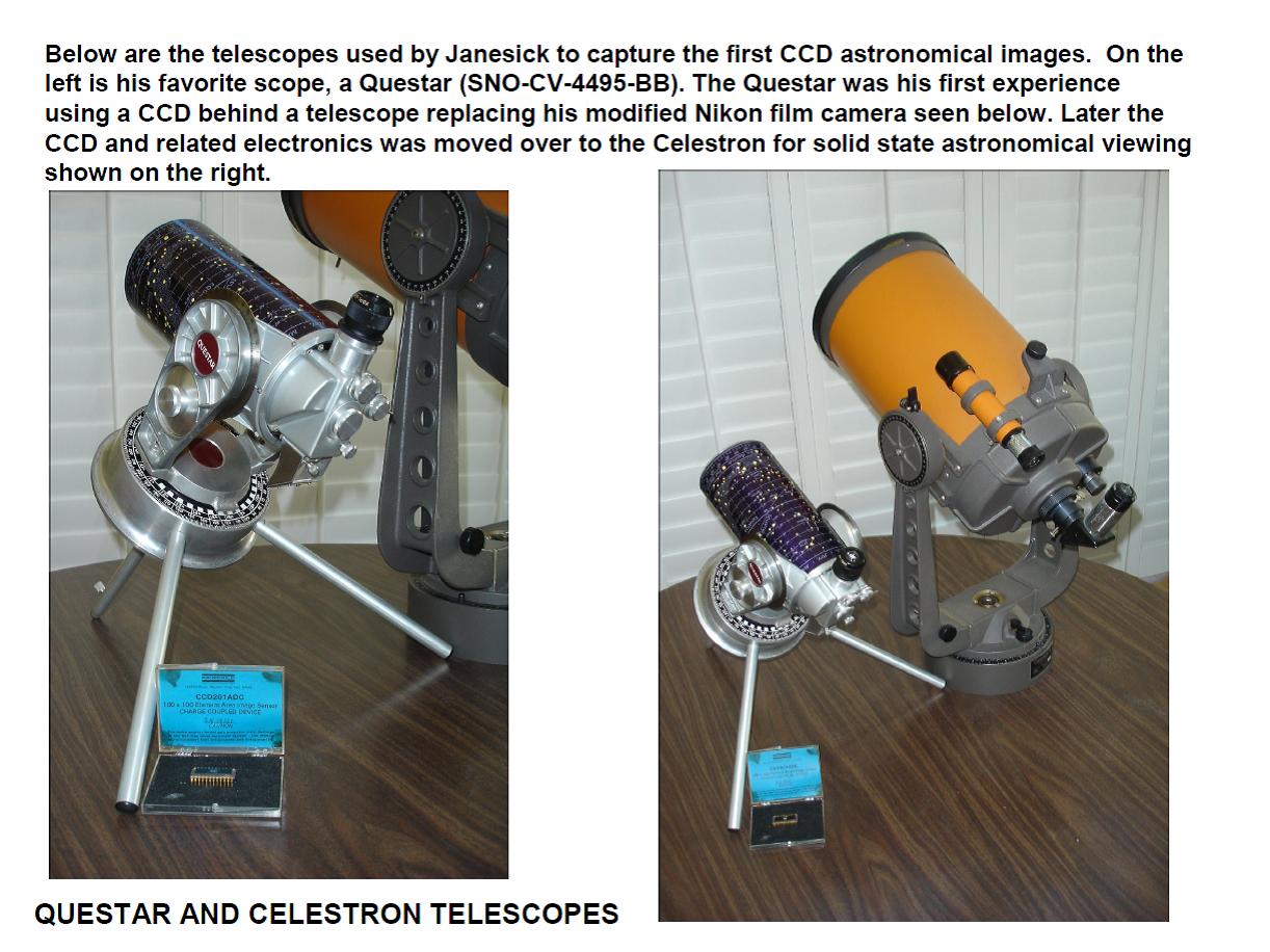 First astronomical CCD photo