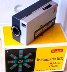 kodak instamatic me, vintage super 8 mm vintage film camera 1965