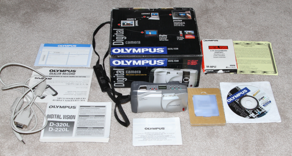 Olympus camedia C-420L digital camera kit