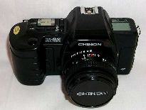 chinon cp9-af slr film camera 1988